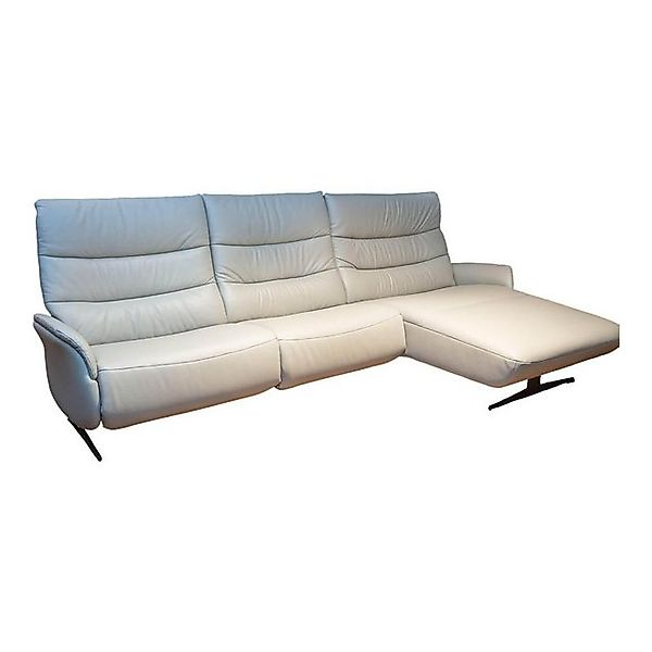 himolla Ecksofa Ecksofa Cumuly Comfort 4050 Bezug Leder 24 Longru Silber günstig online kaufen