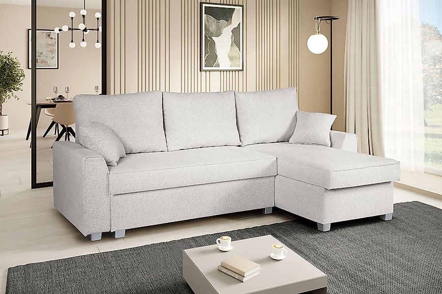 Beautysofa Polsterecke Toretto, Eckcouch aus velours, günstig online kaufen