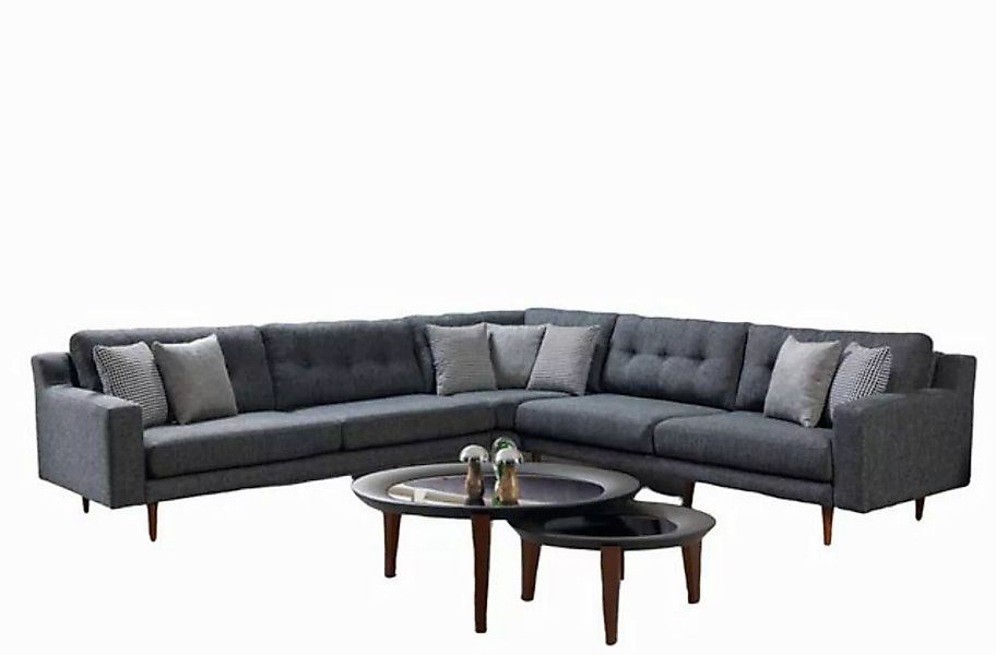 JVmoebel Ecksofa Eckosfa L-Form Massive Stoffsofa Modern Design Wohnzimmer günstig online kaufen