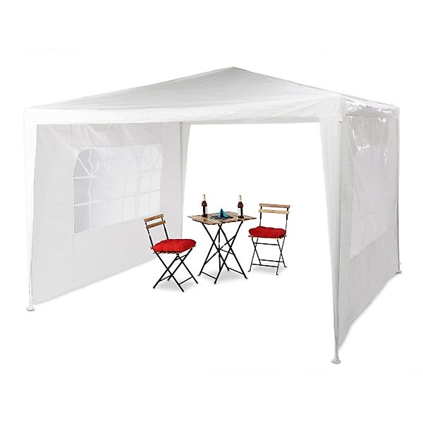 relaxdays Pavillon 3x3 m mit 2 günstig online kaufen
