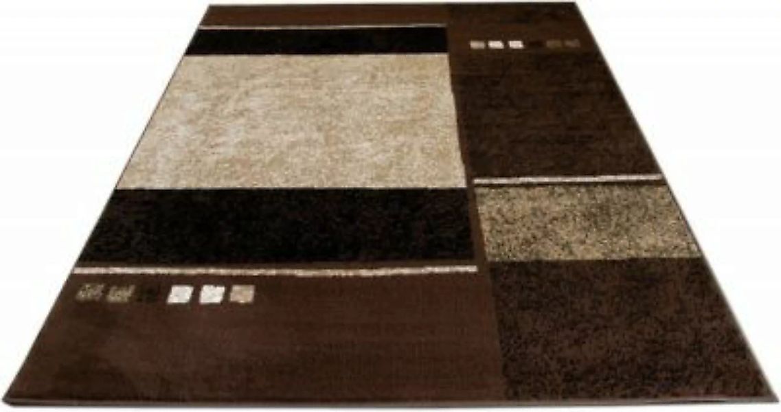 Pergamon Teppich Trendline Schoko Blocks Teppiche braun Gr. 80 x 150 günstig online kaufen
