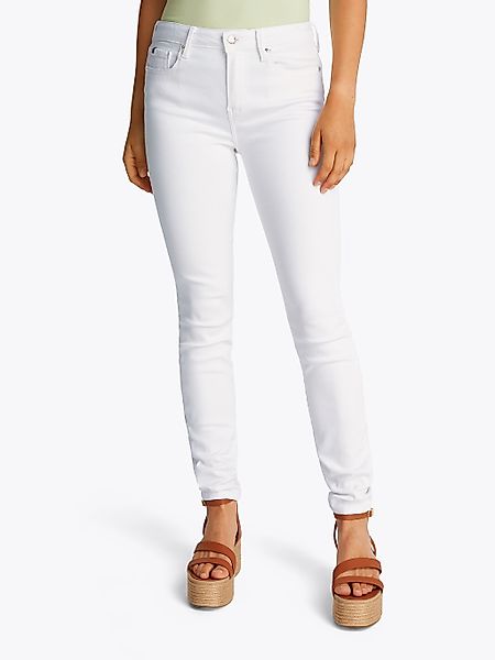 Tommy Hilfiger Skinny-fit-Jeans "COMO Skinny RW ACE mit Logo-Badge und knöc günstig online kaufen
