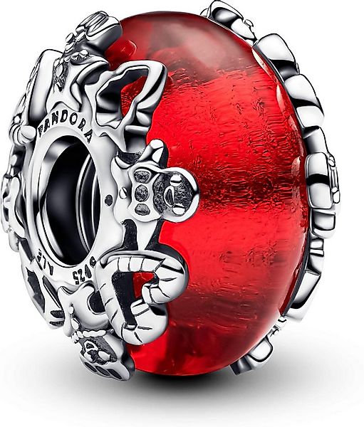 Pandora Kettenanhänger Pandora Sterling silver Glass Red 793597C00 Anhänger günstig online kaufen