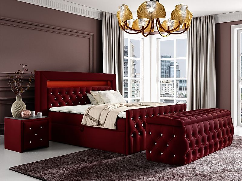 Fun Möbel Boxbett Schlafzimmerbett SEVRA Nr.4 günstig online kaufen