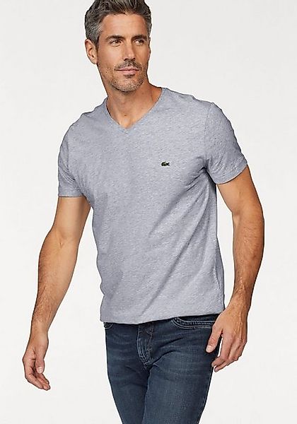 Lacoste V-Shirt (1-tlg) Ikonisches Lacoste-Krokodil auf günstig online kaufen