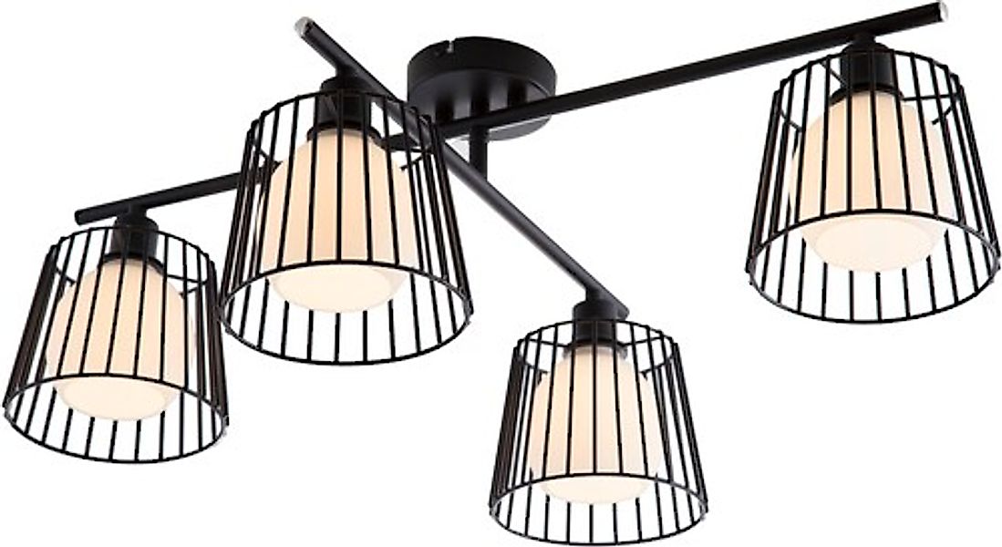 NOWA Deckenleuchte »PRISO«, Leuchtmittel E14   ohne Leuchtmittel, Glas günstig online kaufen