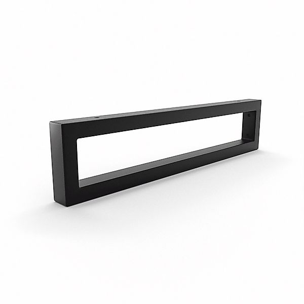 HEVVA Waschtischhalterung RHEIN 10 cm Hoch 45 cm Tief 1 Halter Schwarz günstig online kaufen
