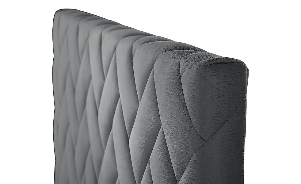 Boxspringbett  Weave ¦ blau ¦ Maße (cm): B: 160 H: 122 Betten > Boxspringbe günstig online kaufen