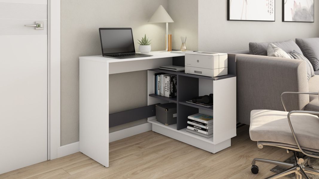 byLIVING Eckschreibtisch Bern, platzsparender Schreibtisch, rechts günstig online kaufen