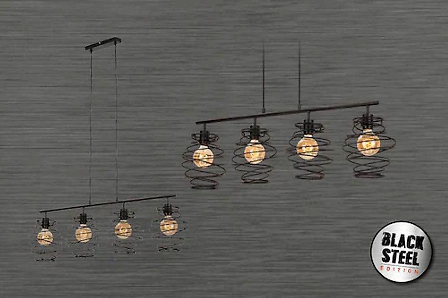 Briloner Leuchten LED Pendelleuchte »SWIRL«, für Leuchtmittel 4 x E27 günstig online kaufen