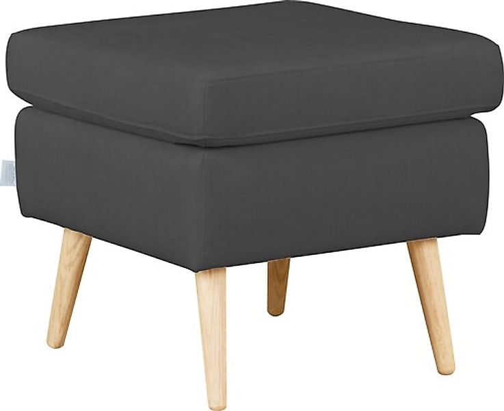 Home affaire Hocker »Salla« Bezug auch in Luxus-Microfaser in Teddyfellopti günstig online kaufen