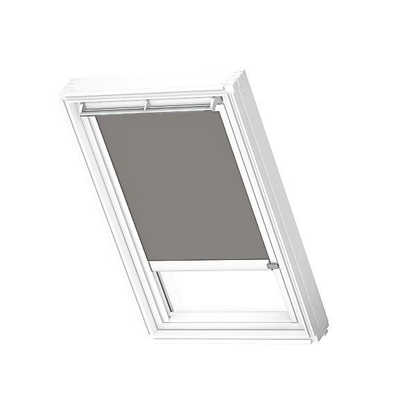 Velux Verdunkelungsrollo DML FK04 0705KWL mit Schiene Grau-Weiß günstig online kaufen