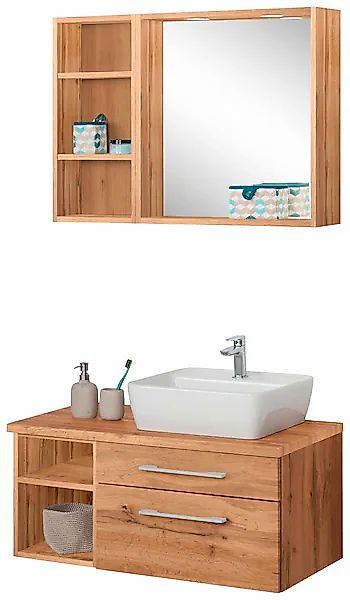 welltime Badmöbel-Set »Davos« 3 Stk. tlg. günstig online kaufen