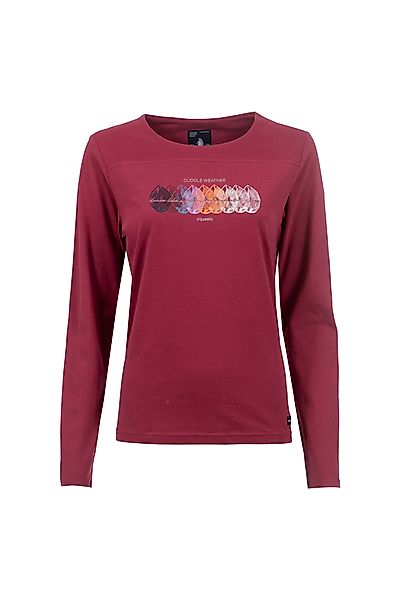 Soquesto Langarmshirt OliaSOQ merlot günstig online kaufen
