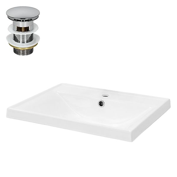LuxeBath Waschbecken Aufsatzwaschbecken aus Keramik für günstig online kaufen
