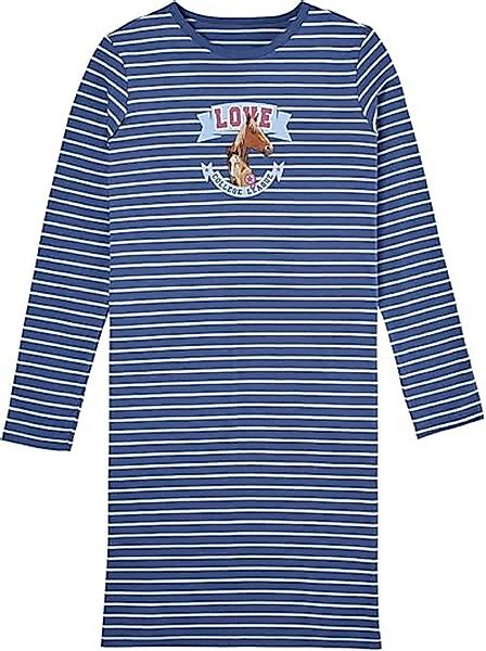 Schiesser Nachthemd Sleepshirt langarm Pferd Love günstig online kaufen