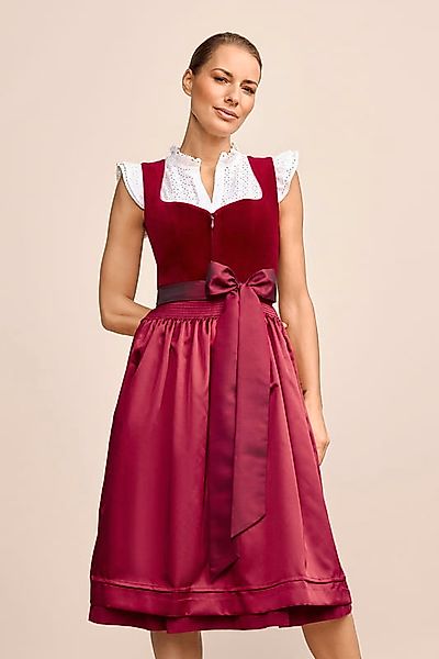 KRÜGER COLLECTION Dirndl Dirndl Anahita 70cm Länge rot günstig online kaufen