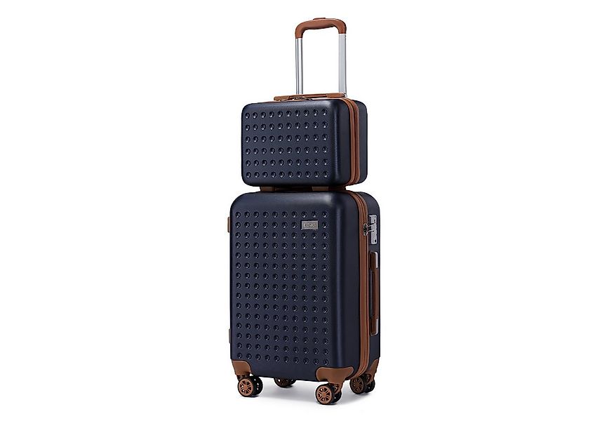 British Traveller Hartschalen-Trolley Hartschalenkoffer 100% ABS mit 4 Roll günstig online kaufen