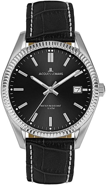 Jacques Lemans Quarzuhr 50-3P, Armbanduhr, Herrenuhr, günstig online kaufen
