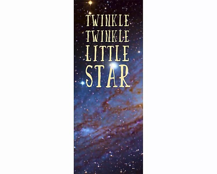 Dekopanel "Twinkle star" 1,00x2,50 m / Glattvlies Brillant günstig online kaufen