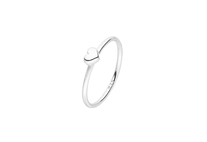 SCHOSCHON Silberring Filigraner Damenring mit Herzmotiv 925 Silber Ring Her günstig online kaufen