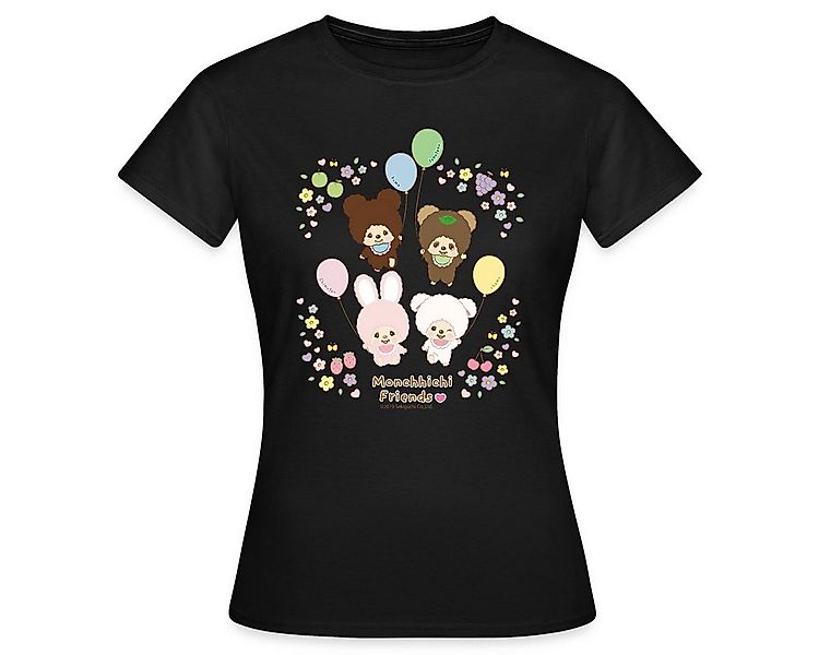 Spreadshirt T-Shirt Monchhichi Friends Mit Luftballons Frauen T-Shirt (1-tl günstig online kaufen