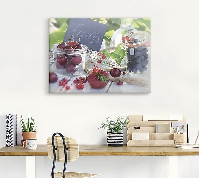 Artland Wandbild »Frischer Früchte Sommer«, Lebensmittel, (1 St.), als Lein günstig online kaufen