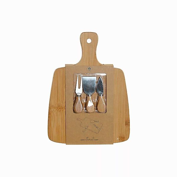 Schneidebrett Dkd Home Decor Edelstahl Bambus (4 Pcs) (38 X 28 X 4 Cm) günstig online kaufen