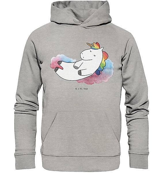 Mr. & Mrs. Panda Hoodie Einhorn Wolke 7 Größe L - Heather Grey - Geschenk, günstig online kaufen