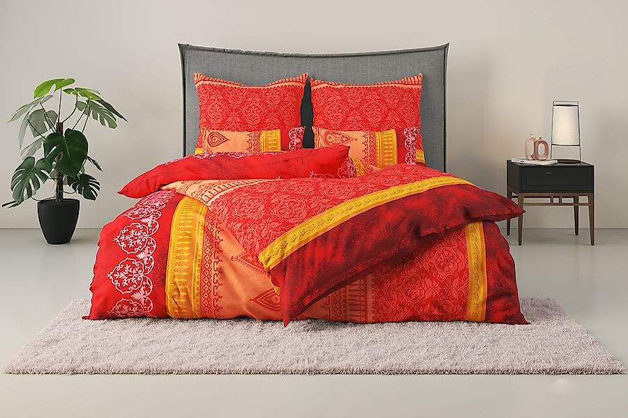 OTTO home Bettwäsche "Sonnenham" 2 in Gr. 135x200 oder 155x220 cm, 100% Bau günstig online kaufen