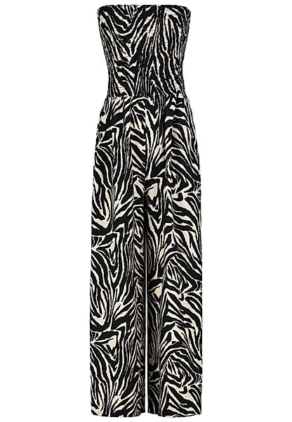 SUBLEVEL Jumpsuit Tiermuster mit trägerlosem Design günstig online kaufen