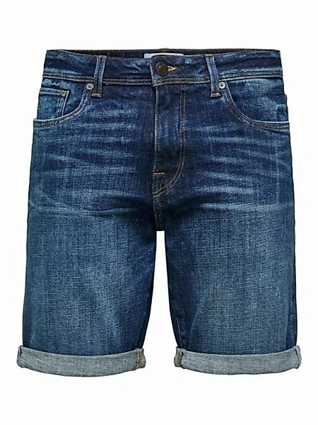 Selected Herren Jeans Shorts SLHALEX 21406 MB - Slim Fit - Blau - Medium Bl günstig online kaufen
