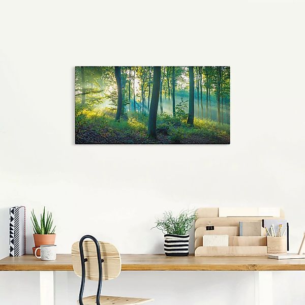 Artland Wandbild "Wald Panorama", Waldbilder, (1 St.) günstig online kaufen