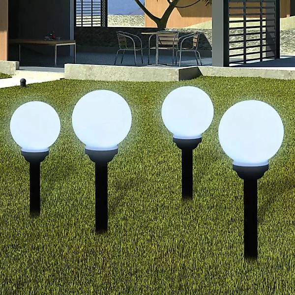 Außenlampe Solarlampe Led Gartenkugel Kugellampe 4tlg. günstig online kaufen