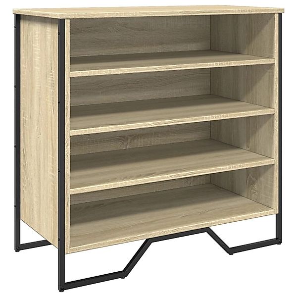 vidaXL Schuhregal Sonoma-Eiche 80x38x78 cm Holzwerkstoff 848650 günstig online kaufen