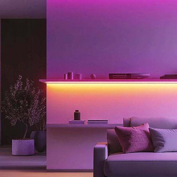 Calex Smart LED-Strip Striplight, Länge 10 m, CCT, RGB, WLAN günstig online kaufen