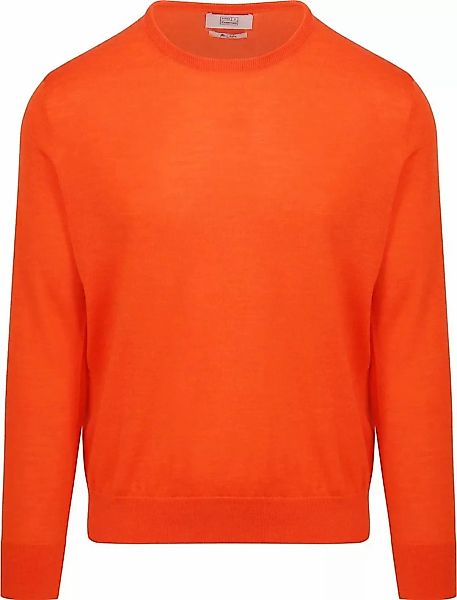 King Essentials The John Pullover Merino Orange - Größe L günstig online kaufen