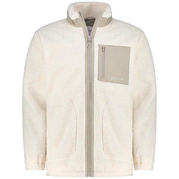 Jack&Jones Teddyfleece-Jacke Farbe grau Größe: 3XL günstig online kaufen