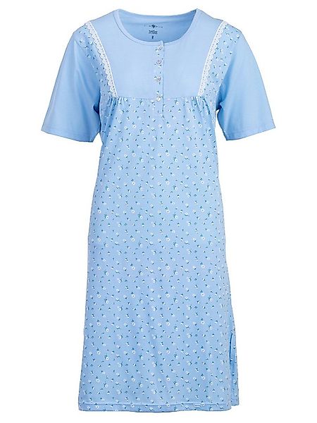 zeitlos Nachthemd Nachthemd Kurzarm - Gänseblümchen günstig online kaufen