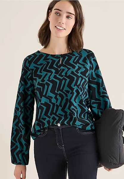 Bluse mit Grafikmuster günstig online kaufen