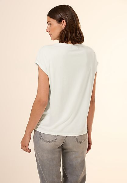 CECIL T-Shirt aus softem Materialmix günstig online kaufen