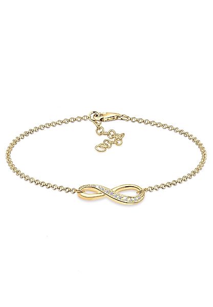 Elli Armband Infinity/Unendlichkeit mit Zirkonia 925 günstig online kaufen