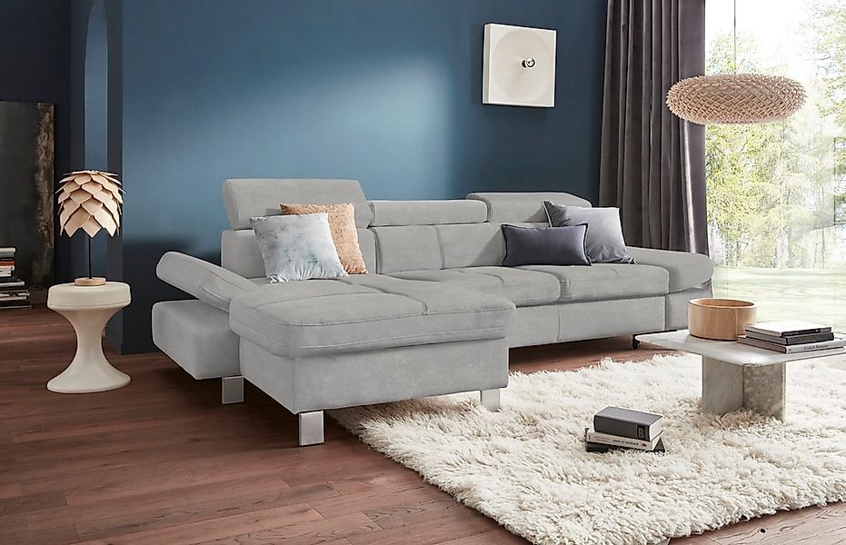 exxpo - sofa fashion Ecksofa "Fiji, hochwertige Detailverarbeitung im Sitz günstig online kaufen
