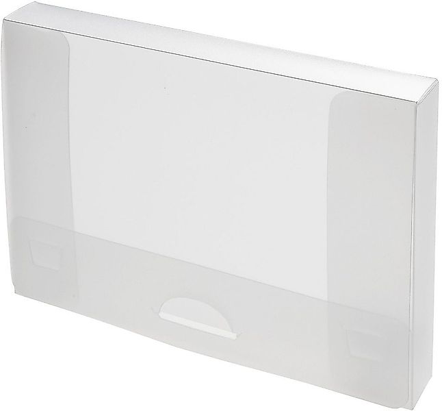 FOLDERSYS Fächermappe Dokumentenbox A5 PP 27mm farblos transluzent günstig online kaufen
