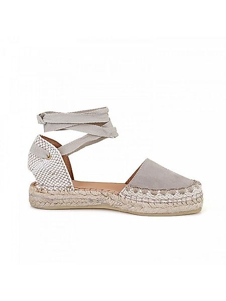 Desa Damen-Espadrilles aus Leder – Flacher Absatz, Synthetiksohle, atmungs günstig online kaufen