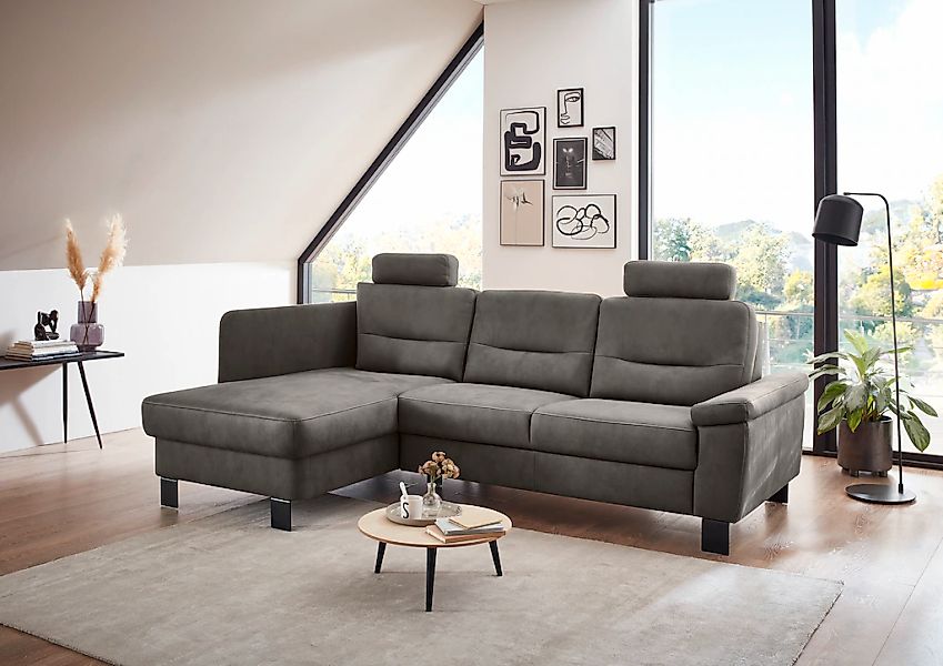 Die PlanBar Ecksofa "PP-PF23172" Eckgarnitur mit besonders kleinem Stellmaß günstig online kaufen