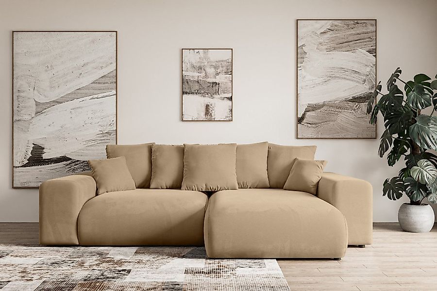 ALTDECOR Ecksofa ESKAR-L, Couch mit Schlaffunktion, günstig online kaufen