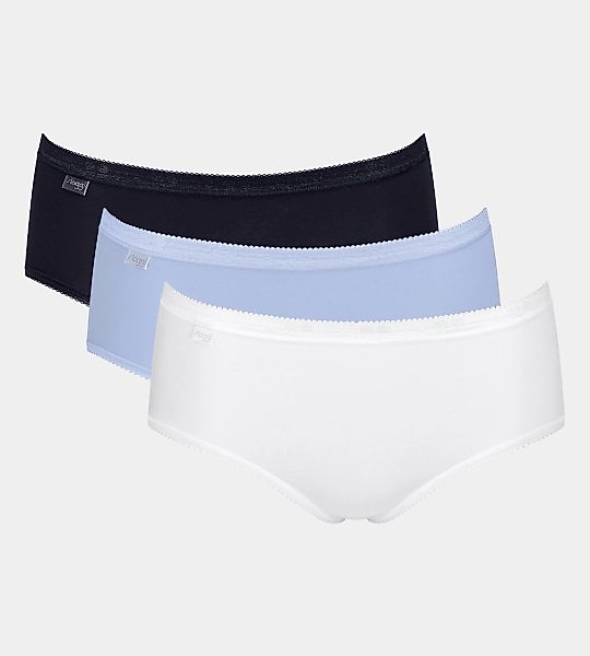 sloggi Midislip "Basic+", (3er Pack), Baumwollmix, klassischer Stil, mittel günstig online kaufen