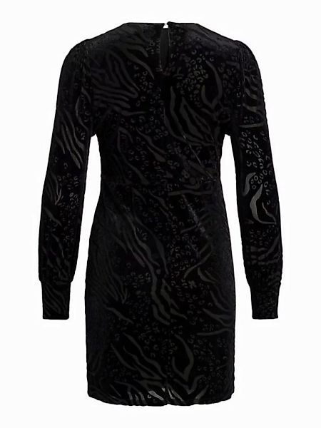 Vila Shirtkleid Samtiges Nicki Kleid Leo Print Party Dress für Kurvige Frau günstig online kaufen