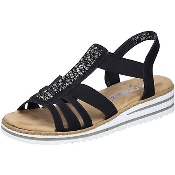 Rieker Keilsandalette, Sommerschuh, Sandale, Keilabsatz, mit Gummizüge für günstig online kaufen